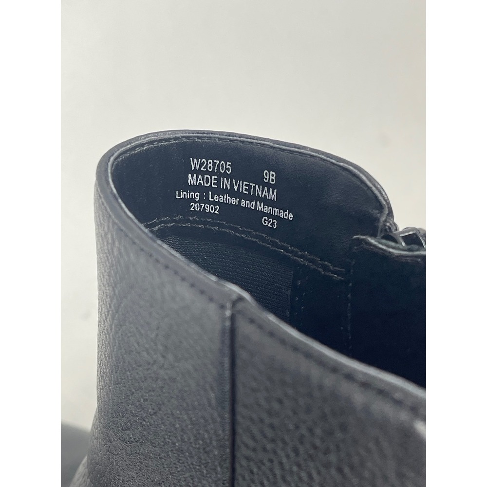 Cole Haan Zerogrand Womens 9B Black Leather Wedge Side Zip Ankle Booties W28705 - Picture 6 of 11